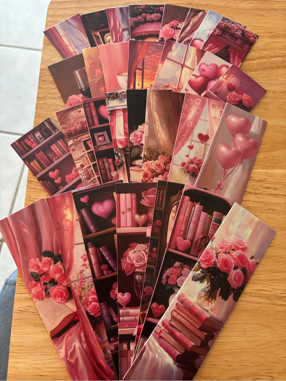 Cozy Romance Reader Bookmark Pack | Feminine Pink Aesthetic pick 5/$5